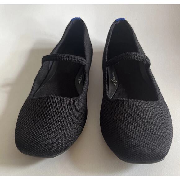 Rothy’s The Max Square Mary Jane Size 6 Black - Picture 2 of 16